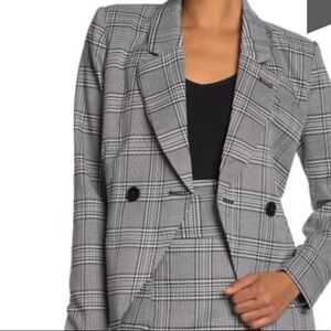 Walter Baker Alysha Plaid Double Breast Jacket S